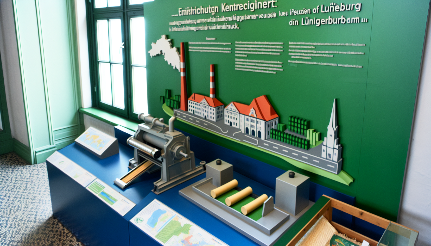 Wirtschaftliche Aktivitäten in der Region Lüneburg und ihren umliegenden Gebieten