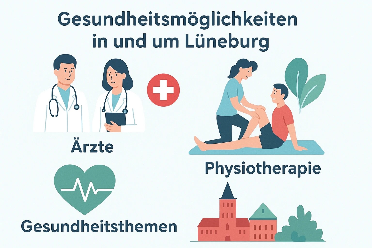 Gesundheitsmöglichkeiten, Ärzte, Physiotherapie und allgemeine Themen rund um Gesundheit in und um Lüneburg