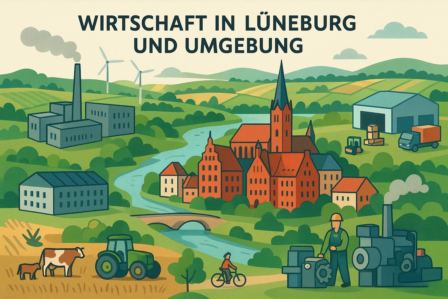 Wirtschaft in L&Atilde;&frac14;neburg und Umgebung