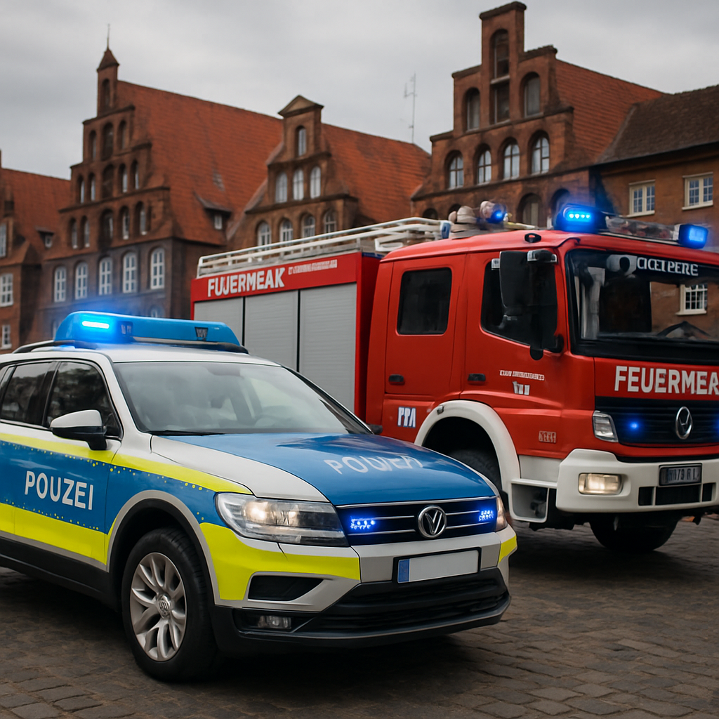 Polizei und Feuerwehr in LÃ¼neburg