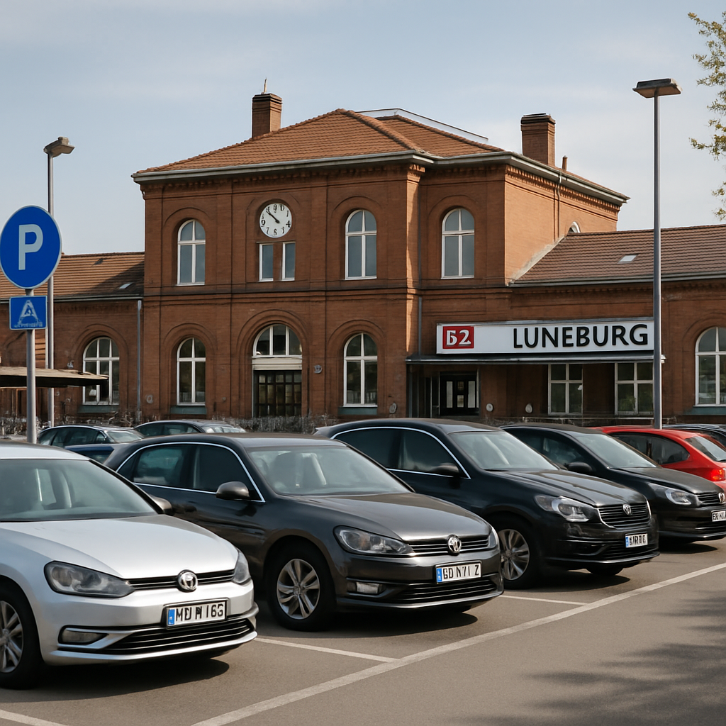 Bahnhof Parkhaus Fußgängerzone