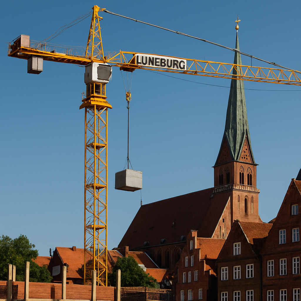 Kran Baustelle Lüneburg