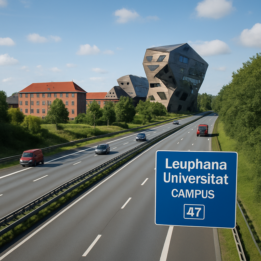 Leuphana Campus Autobahn Anbindung