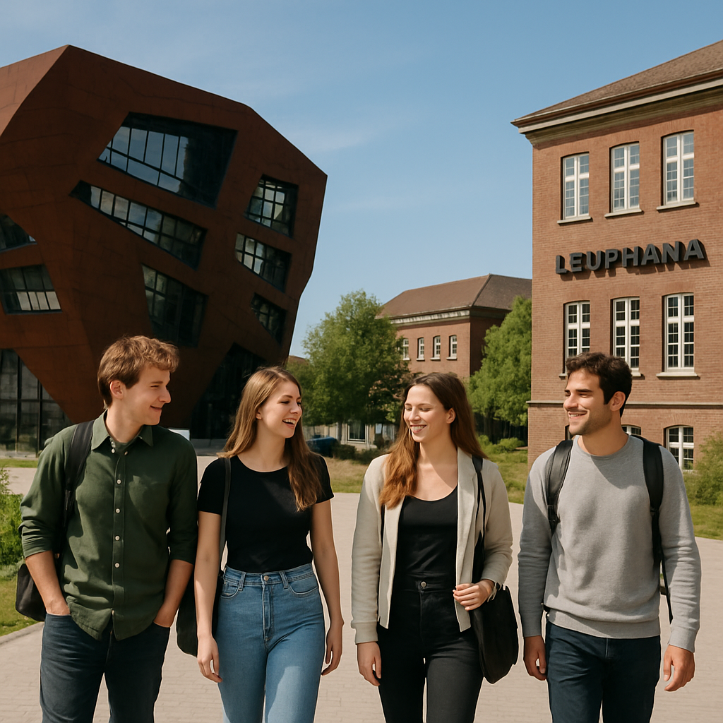 Leuphana Universitätscampus Studierende