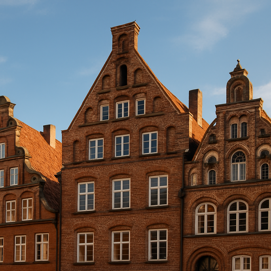 Altes Rathaus Backsteingiebel Kaufmannshaus