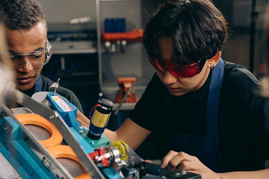 Auszubildende Werkstatt Industrie