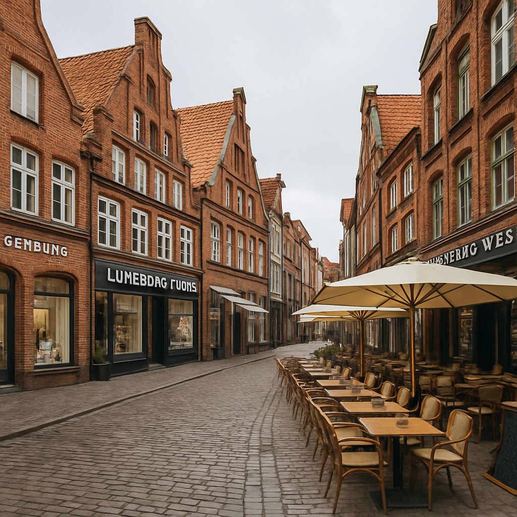 Innenstadt Fachgeschäfte Wochenmarkt Gastronomie