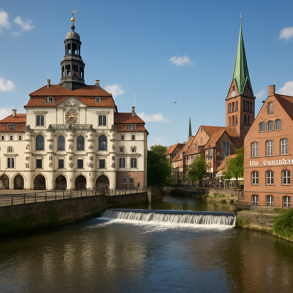 Rathaus Salzmuseum Ilmenau Hafen