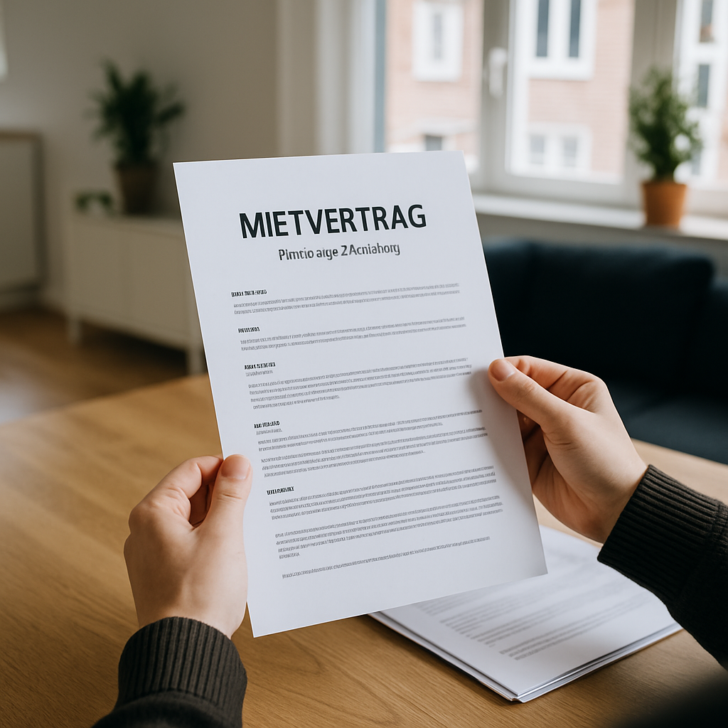 Wohnungsbesichtigung Mietunterlagen