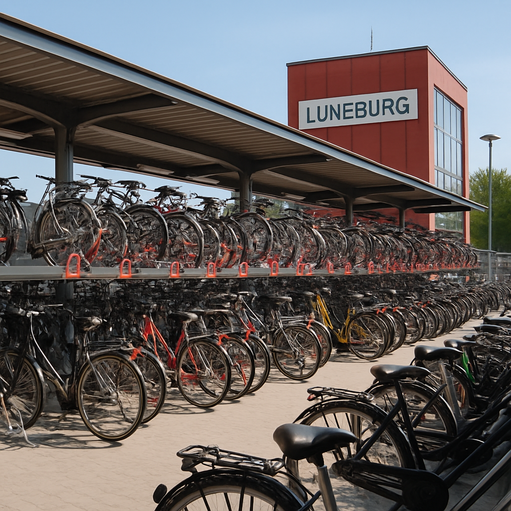 Bahnhof Fahrräder Parkhaus