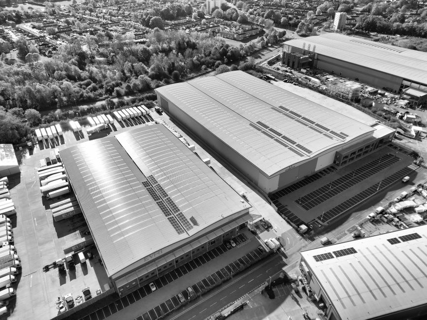 Gewerbepark Logistik Lagerhallen