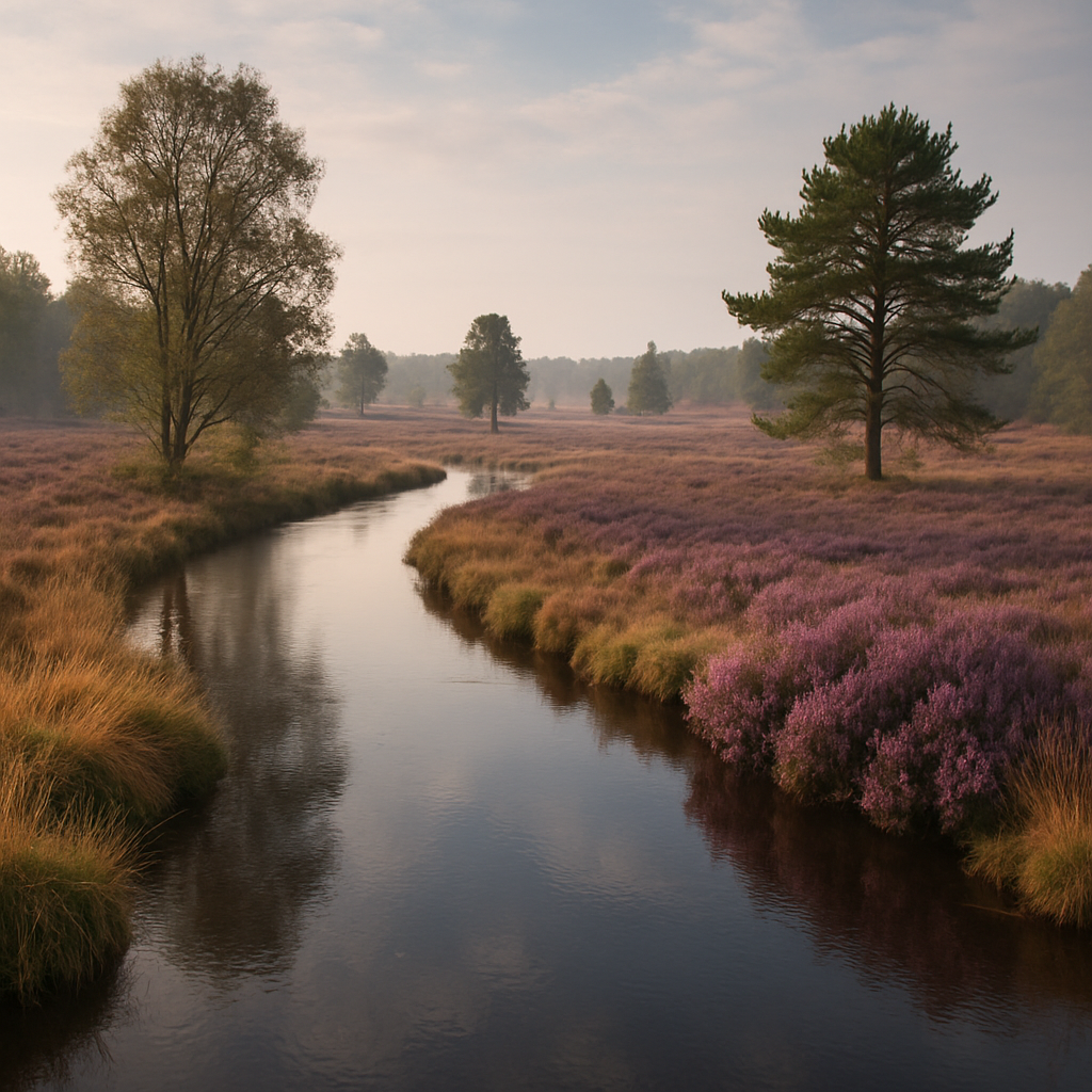 Ilmenau Fluss Moor Geest