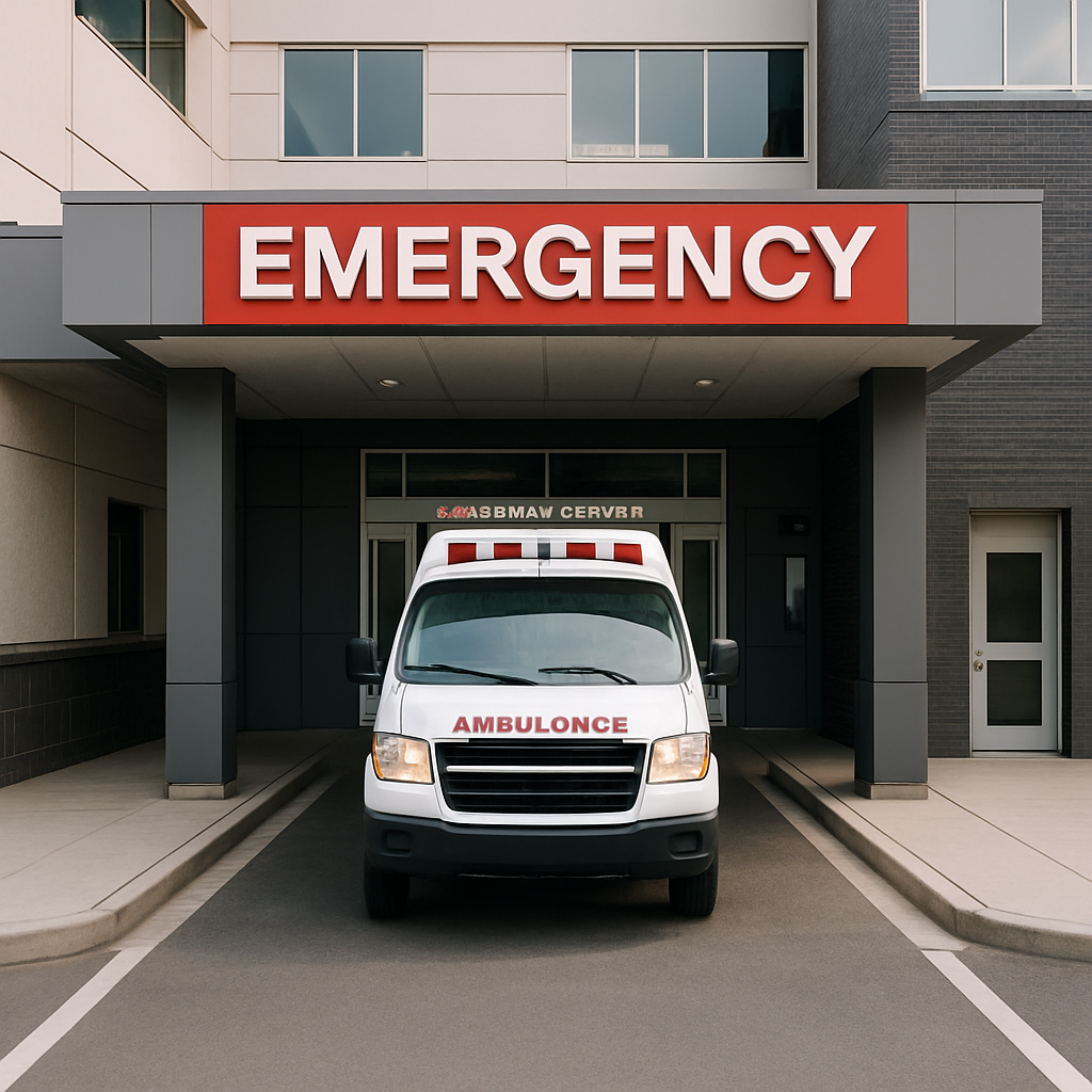 Notaufnahme Krankenwagen Eingang