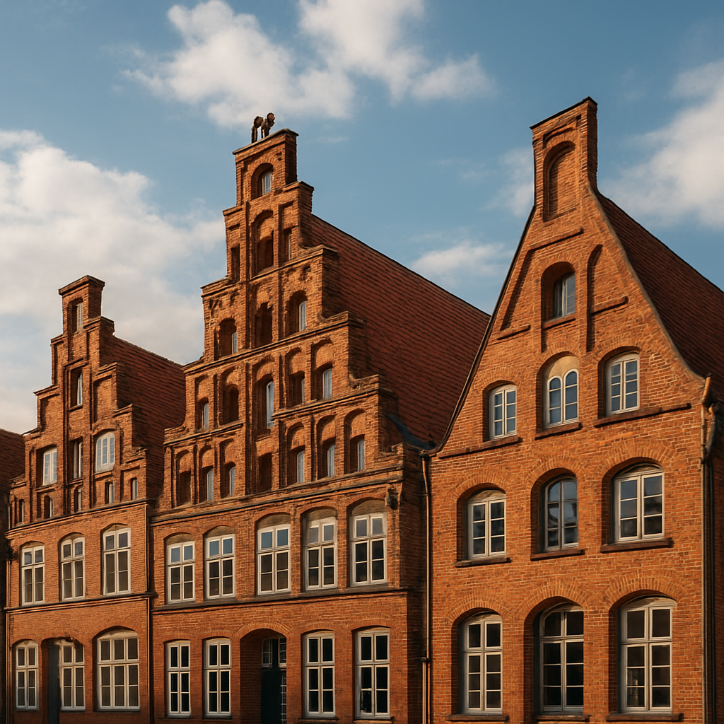 rote Backsteingiebel Altstadt