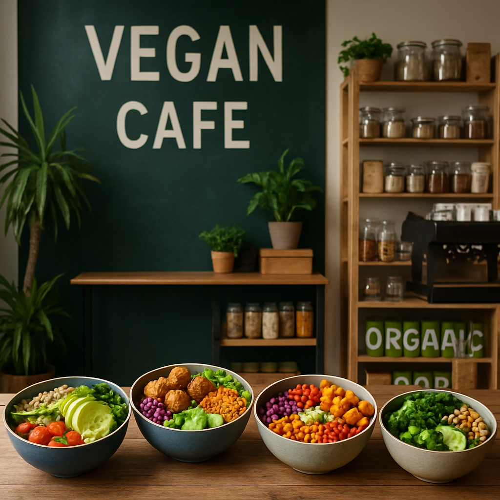 veganes Café Bioladen pflanzliche Gerichte