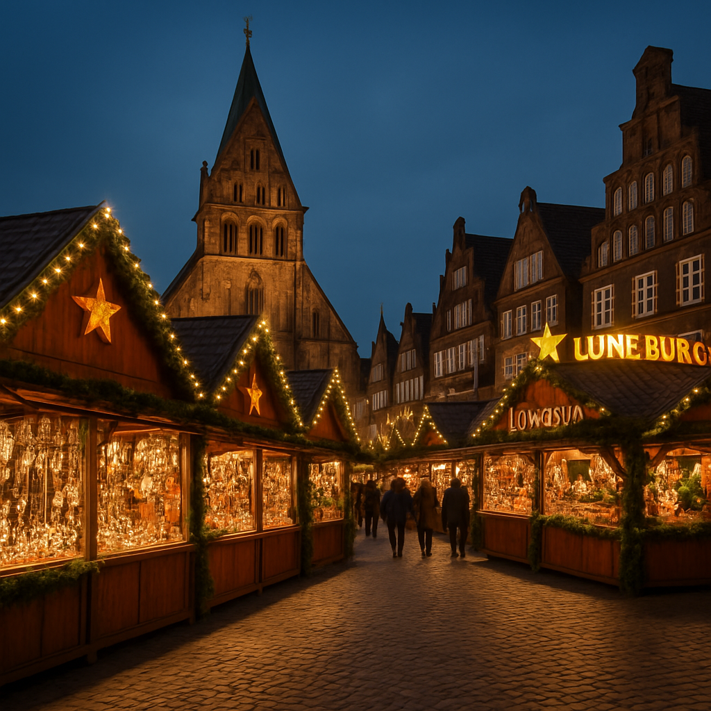 Weihnachtsmarkt Mittelalter Marktstände